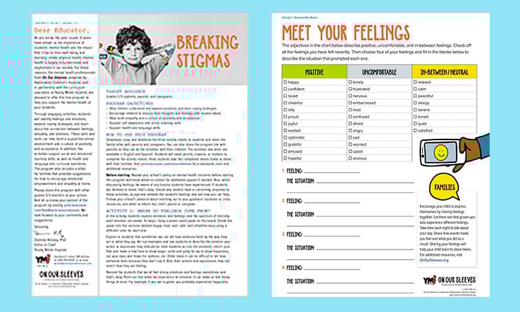 Breaking Stigmas - Mental Health program from On Our Sleeves