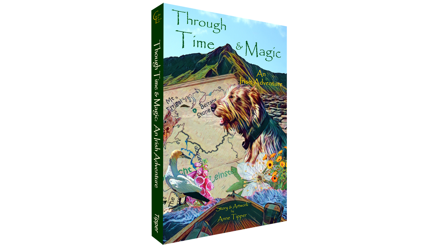 Irish Adventure Book w/ Activities:  Through Time & Magic
