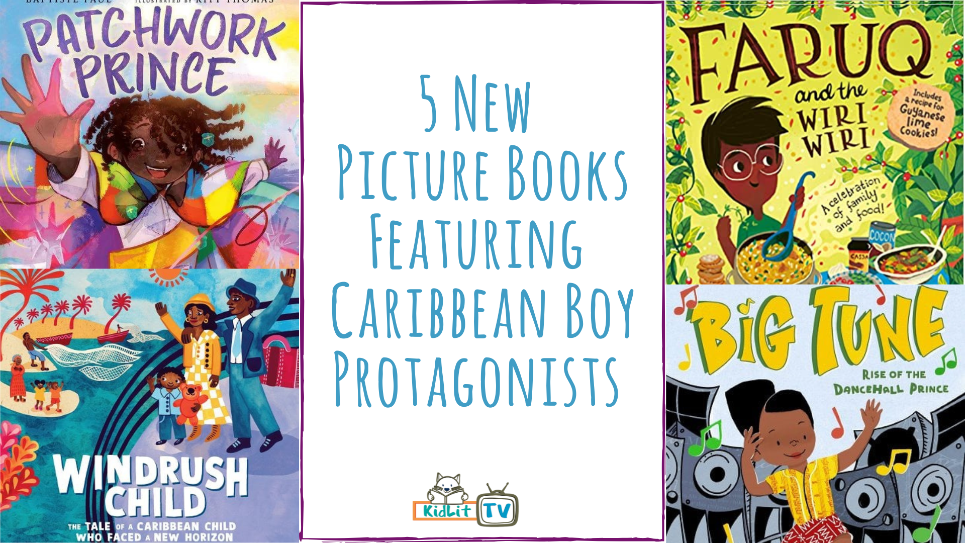 5 New Picture Books Featuring Caribbean Boy Protagonists