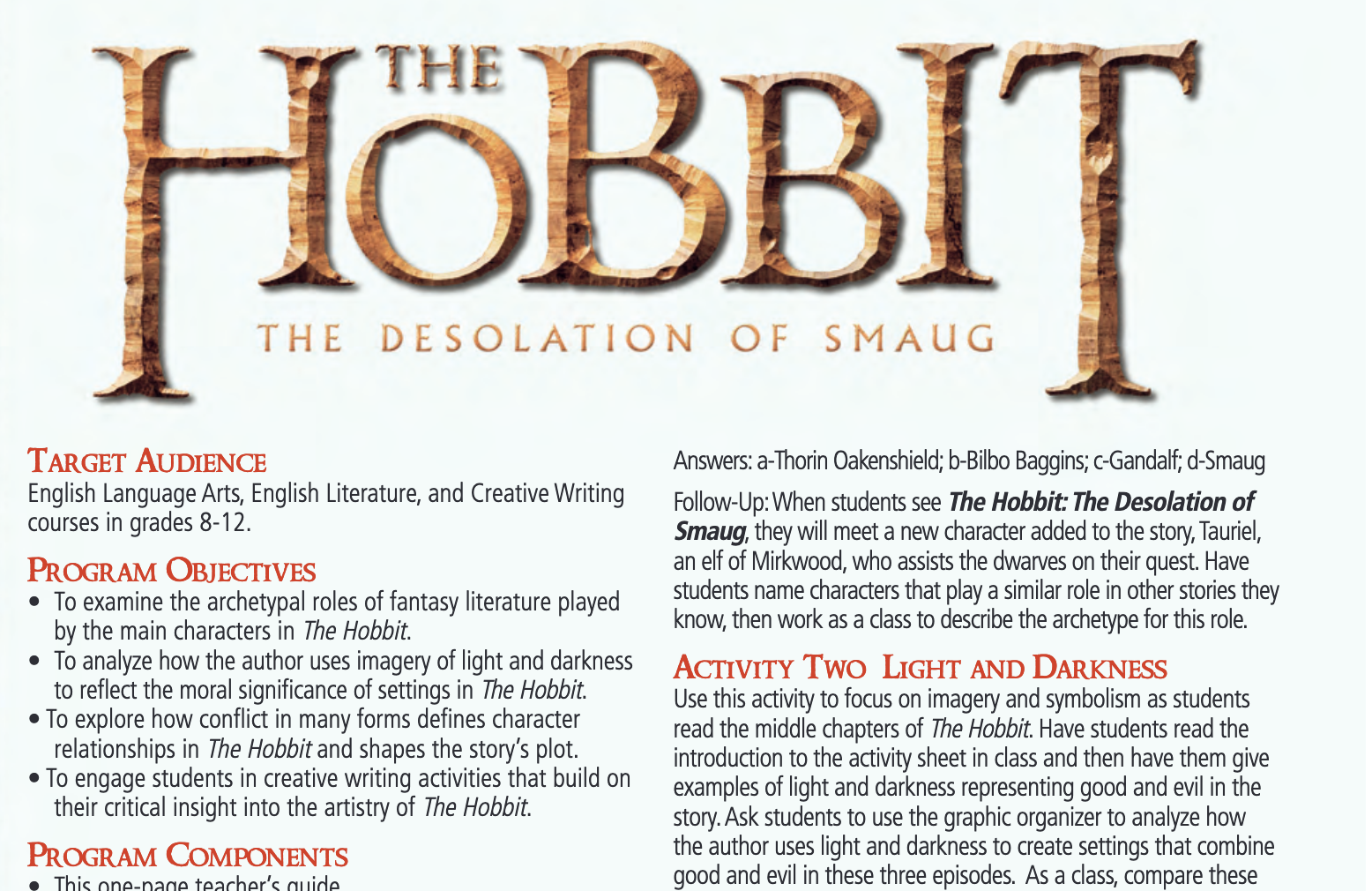 The Hobbit: The Desolation of Smaug