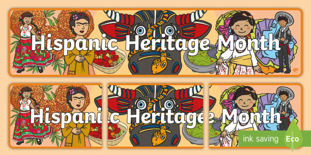 Hispanic Heritage Month Banner