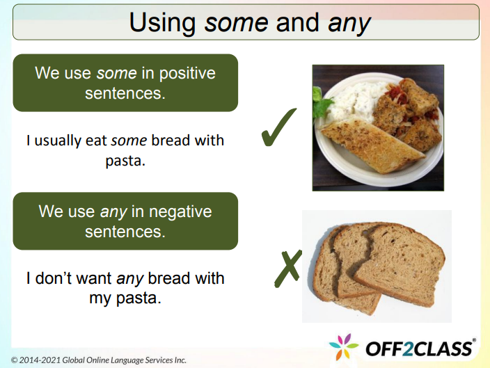 Some And Any – Free ESL Lesson Plan 