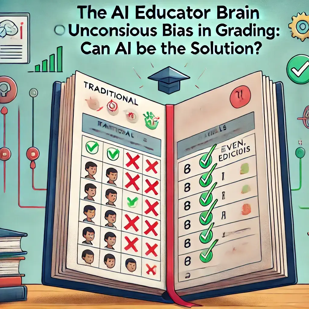 The AI Educator Brain on Unconscious Bias in Grading: Can AI Be the Solution?