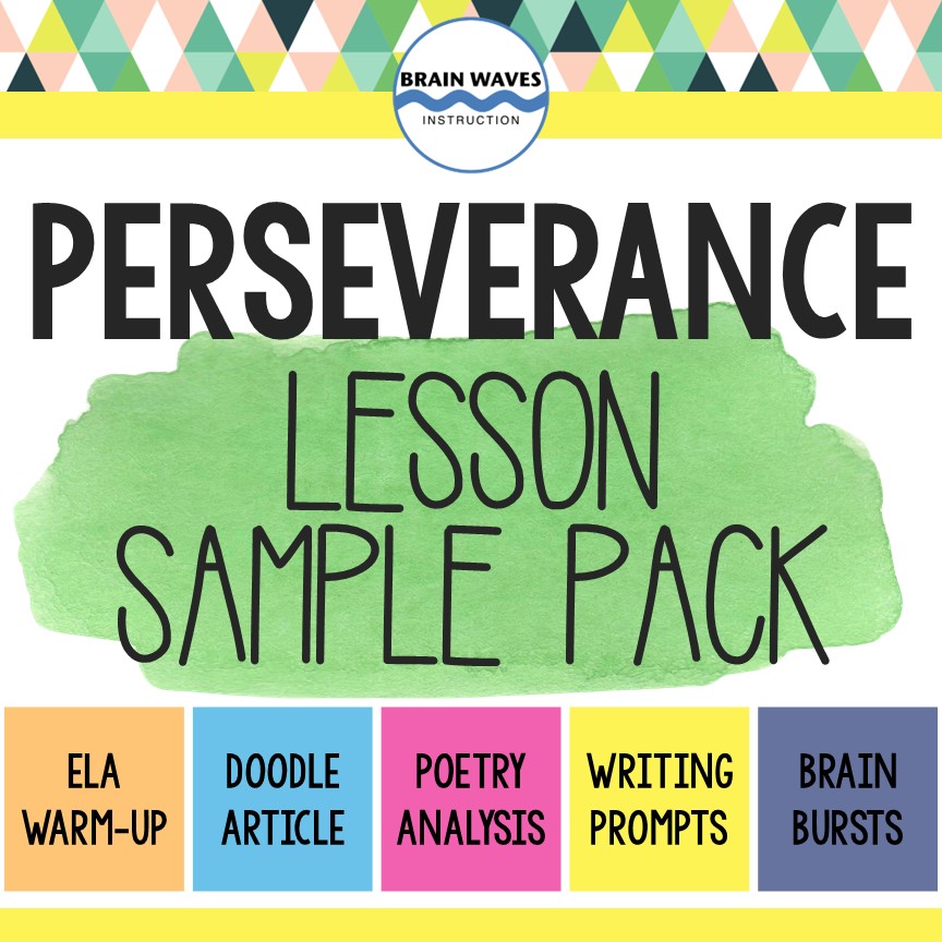 ELA Lesson Plans with ELA warm-up, writing prompts, nonfiction SEL passage