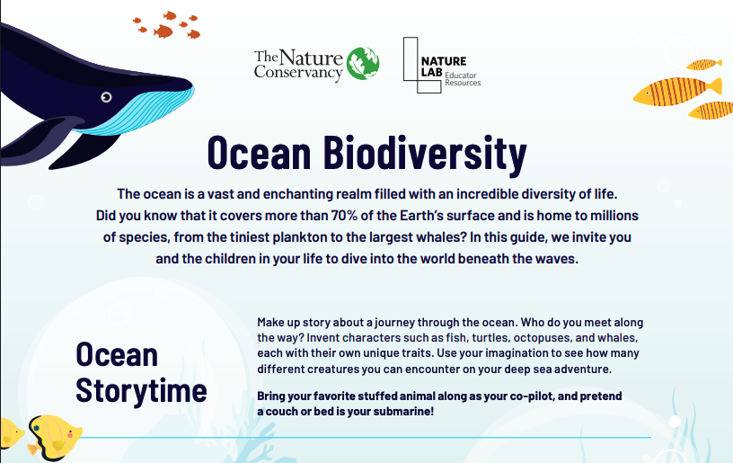 Ocean Biodiversity Activity Guide