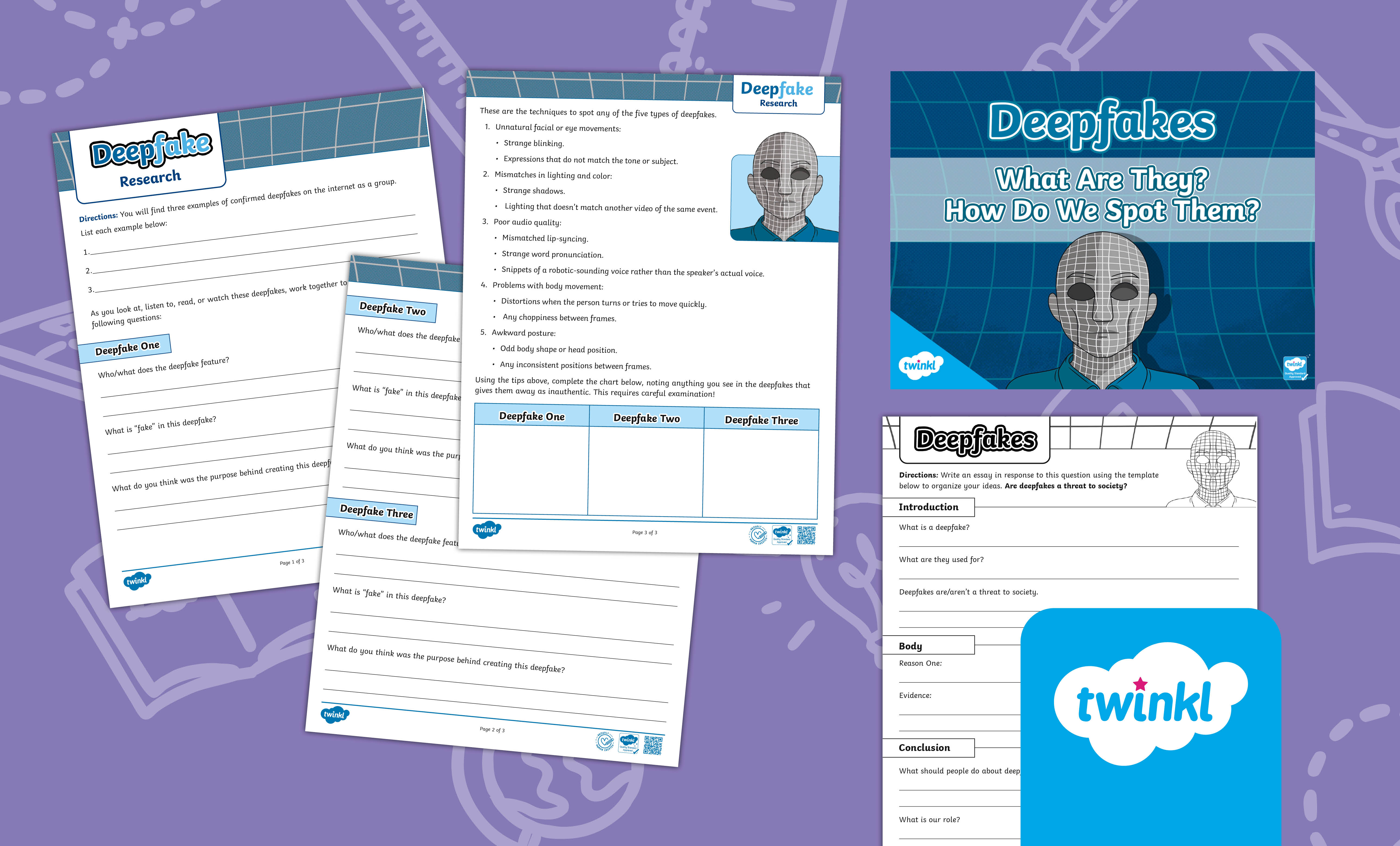 Deepfakes media Literacy Lesson for 6th-8th Grade