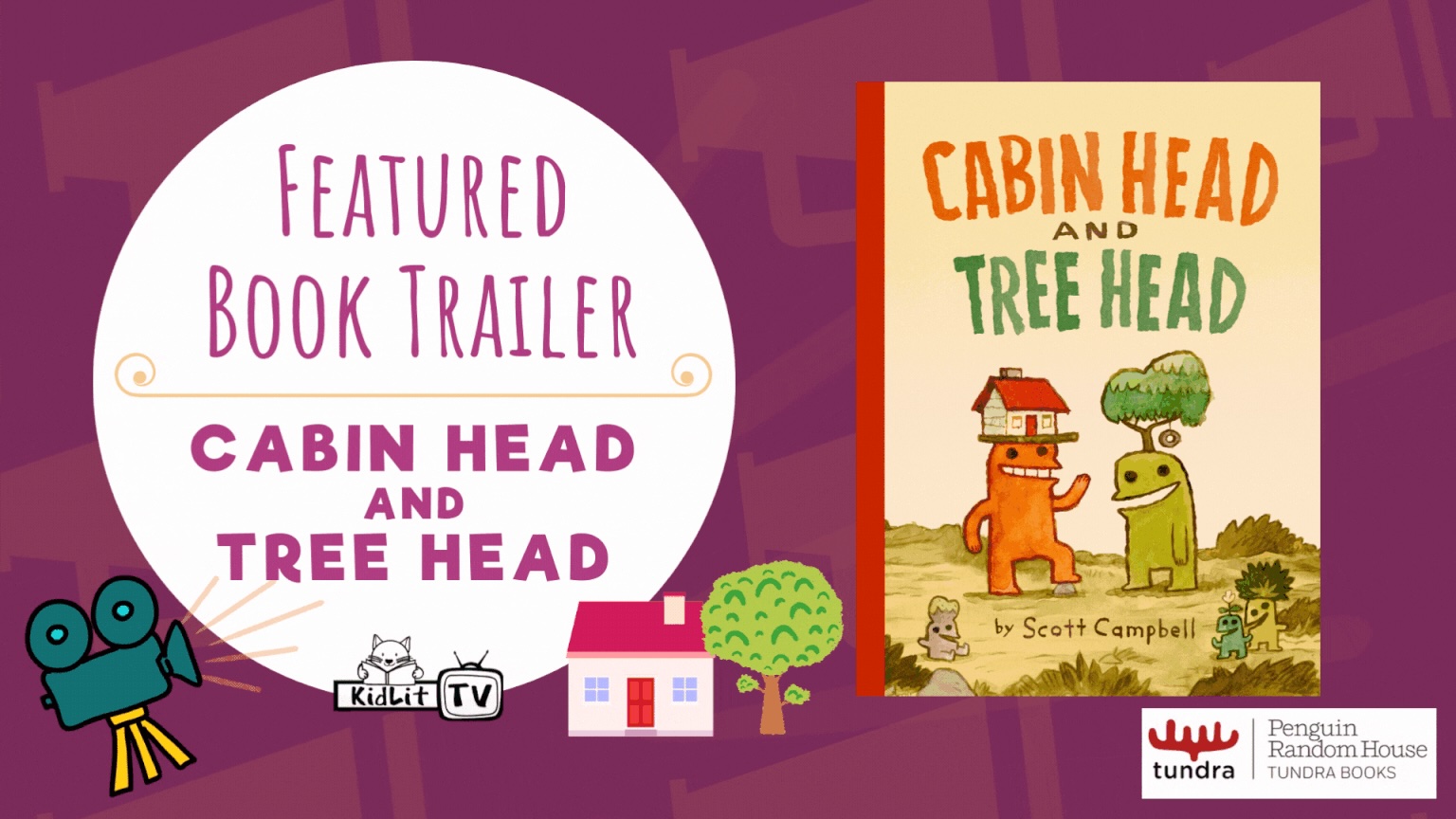 Featured Book Trailer! CABIN HEAD AND TREE HEAD