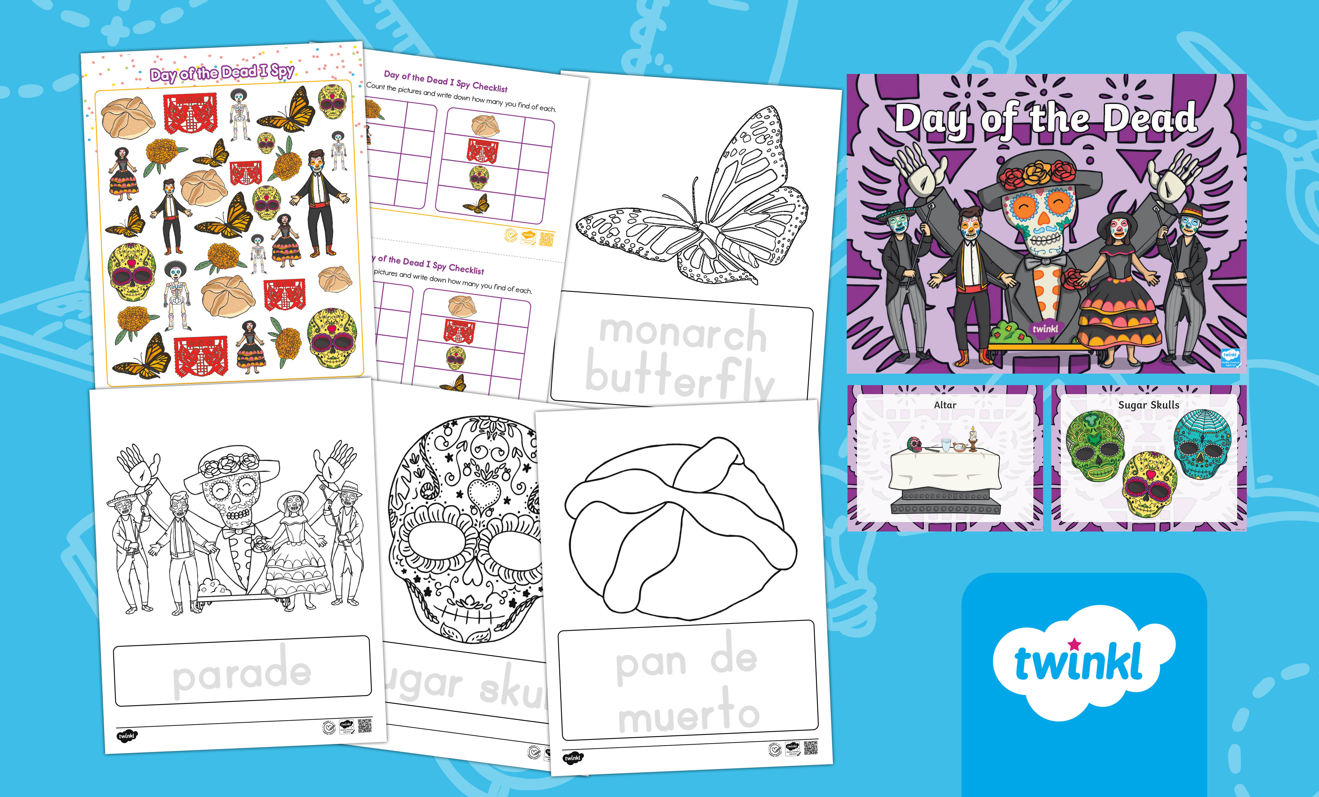 Day of the Dead lesson for PK-K