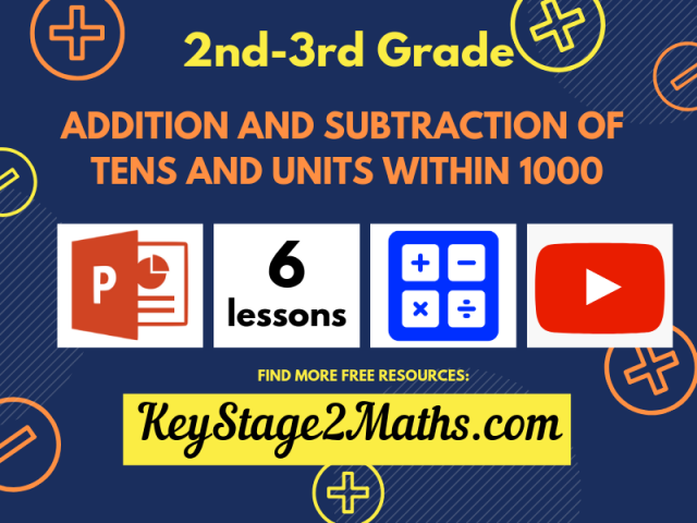 Addition and subtraction of tens and ones within 1000 