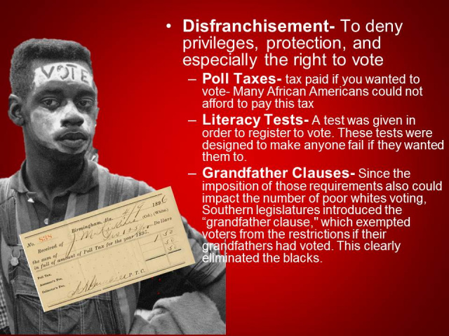 Slavery, Effects of the Civil War, Reconstruction and the Industrial Revolution