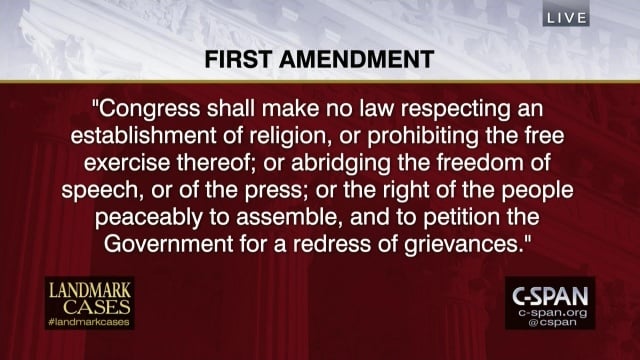 1st Amendment Freedoms Choice Board