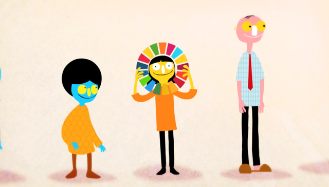 Malala introducing the The Worlds Largest Lesson